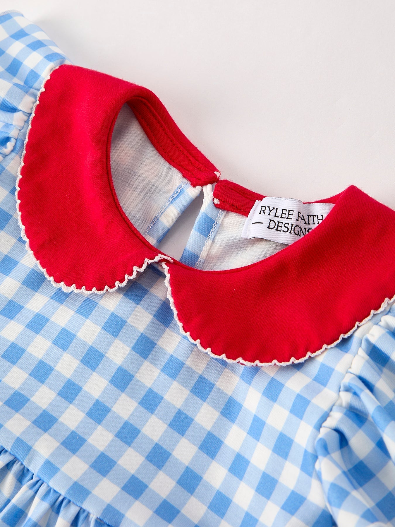 Back To School Girls Striped lapels Apple Bow Dress - Abbies Place