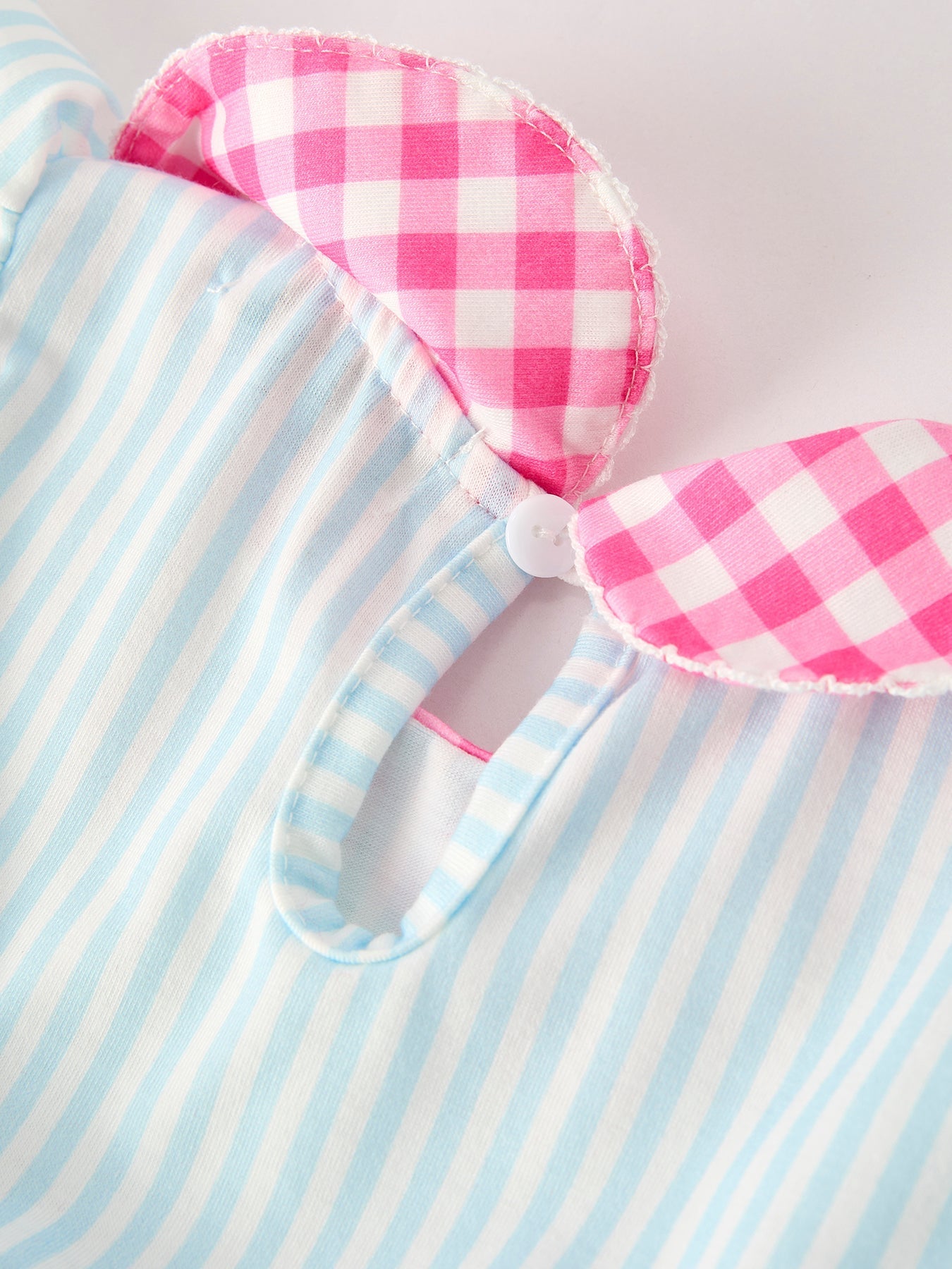 Back To School Girls Striped lapels Bow Dress - Abbies Place