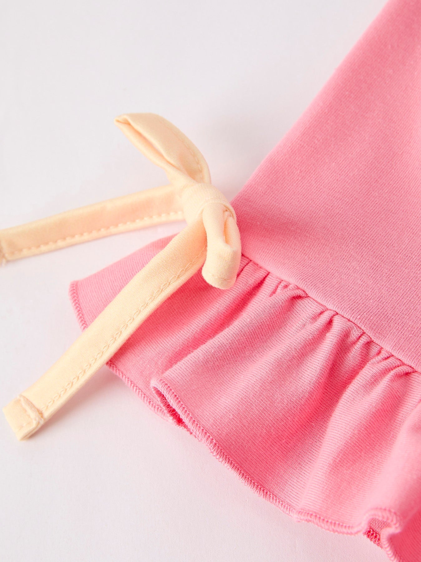 BACK TO SCHOOL Girl's Summer Bow Short Sleeve Shorts Set - Abbies Place