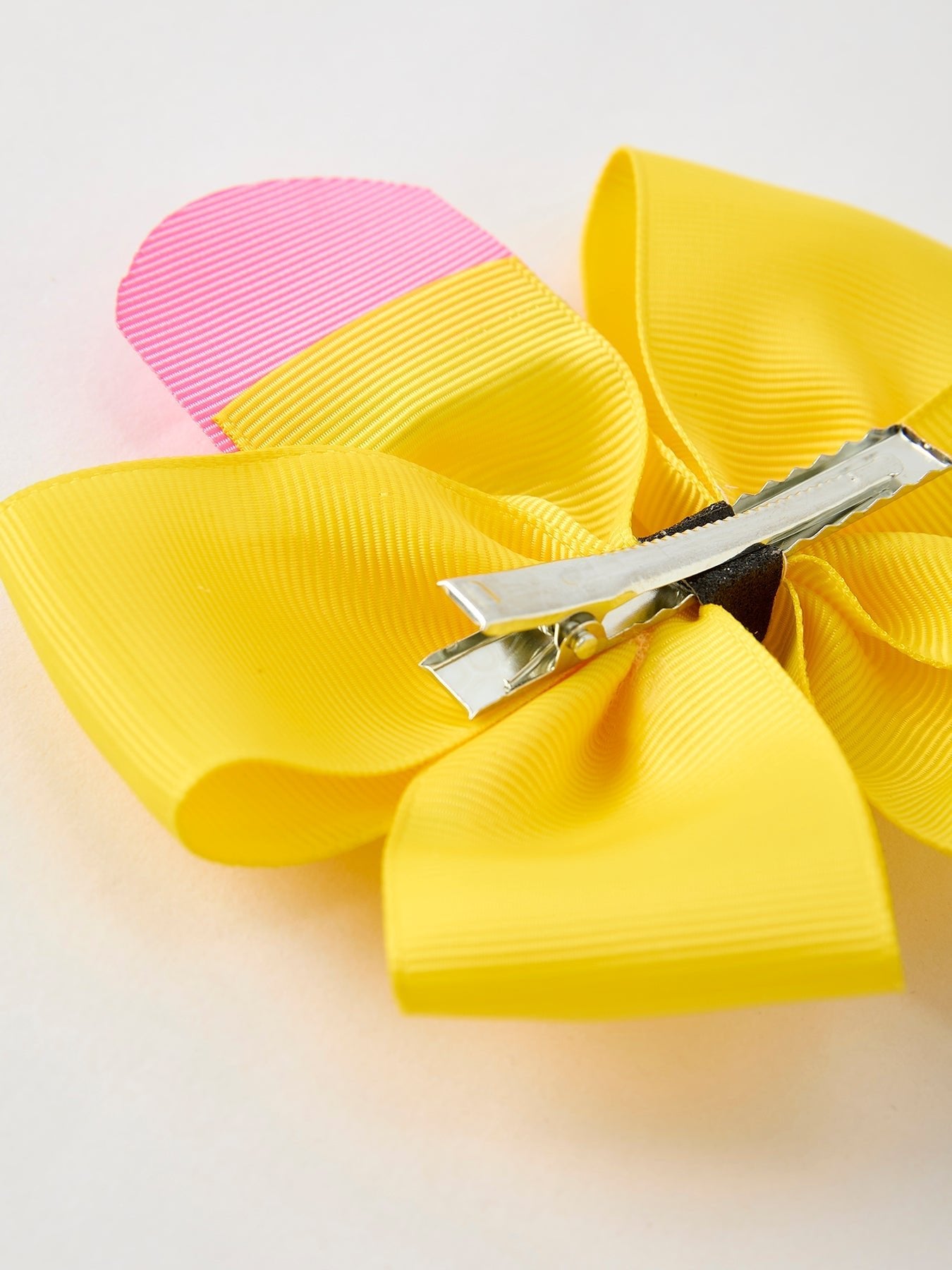 Back To School Pencil Bow 4.3 inch Hair Clip - Abbies Place