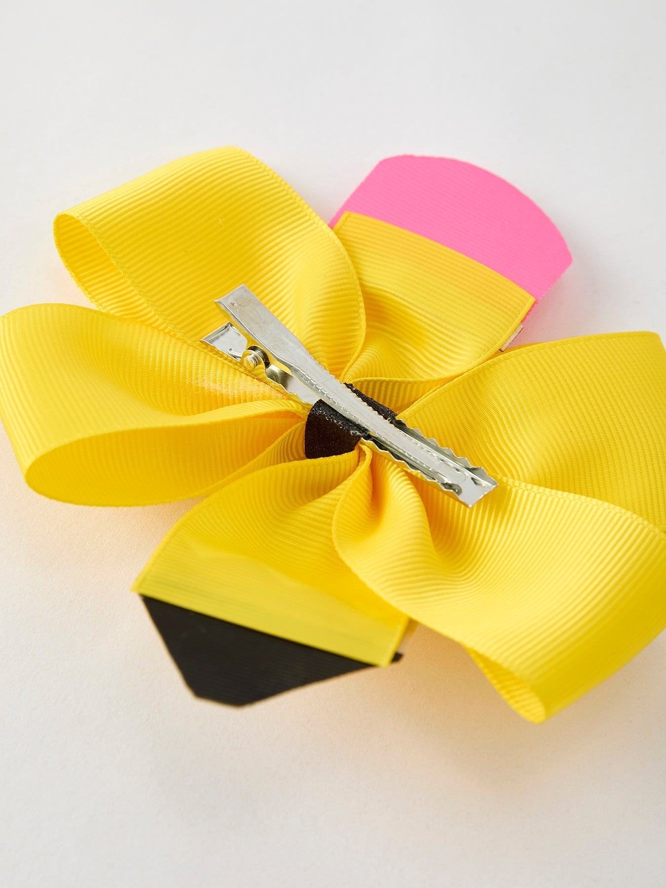 Back To School Pencil Bow 4.3 inch Hair Clip - Abbies Place