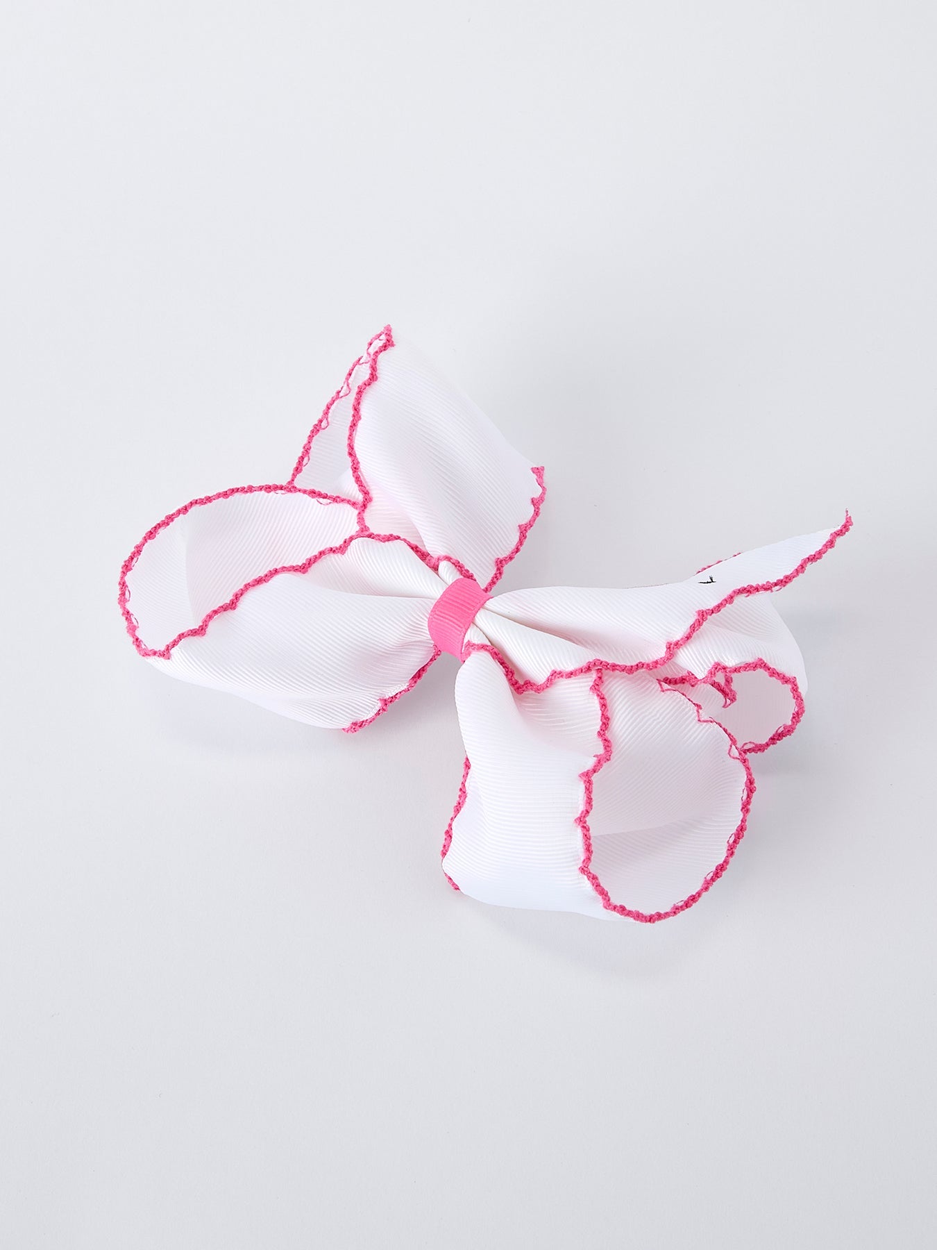 Back to School Pink Pencil Bow Hair Clip 6.25 Inch - Abbies Place
