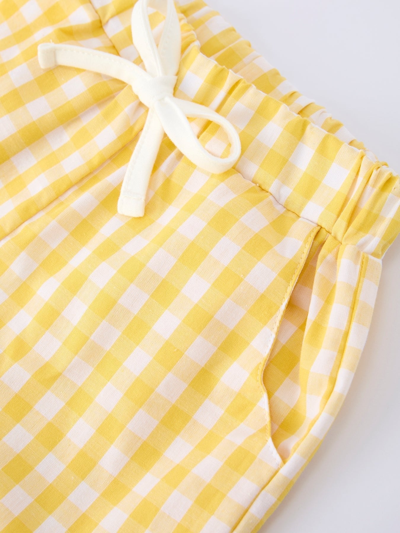 Back To School School Bus Boys Set Plaid Shorts - Abbies Place