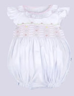 Geometric Smocking Baby Bubble - Image #1