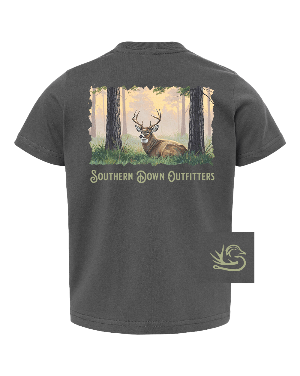 Bedded Down Buck Toddler Tee - Abbies Place