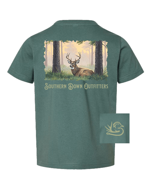 Bedded Down Buck Toddler Tee - Abbies Place