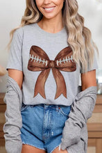 Load image into Gallery viewer, Coquette Football Bow Graphic T Shirts - Image #4
