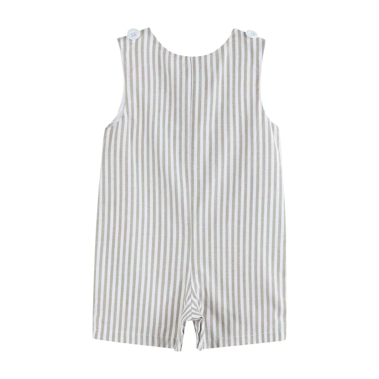 Big Mouth Bass Khaki Shortalls - Abbies Place