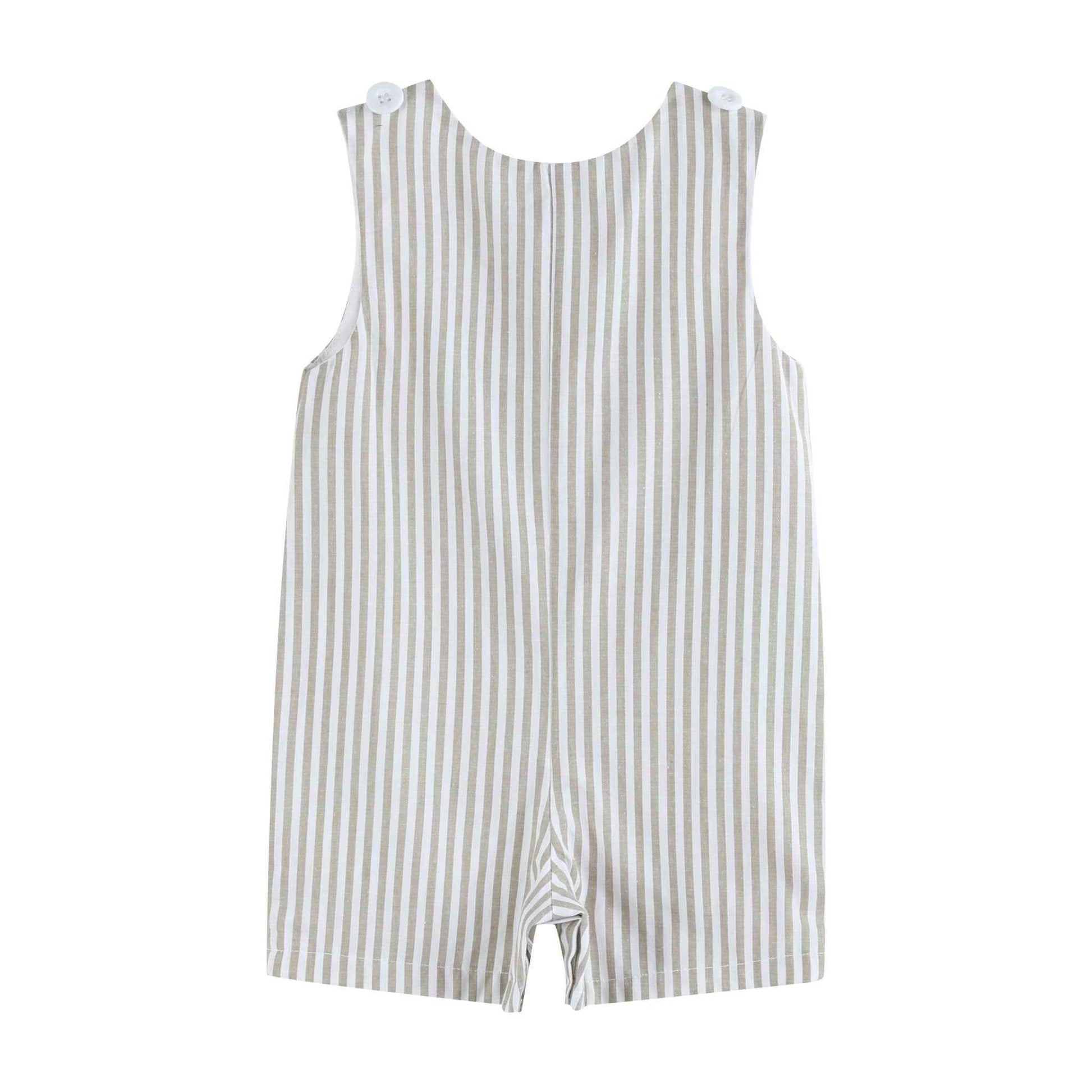 Big Mouth Bass Khaki Shortalls - Abbies Place