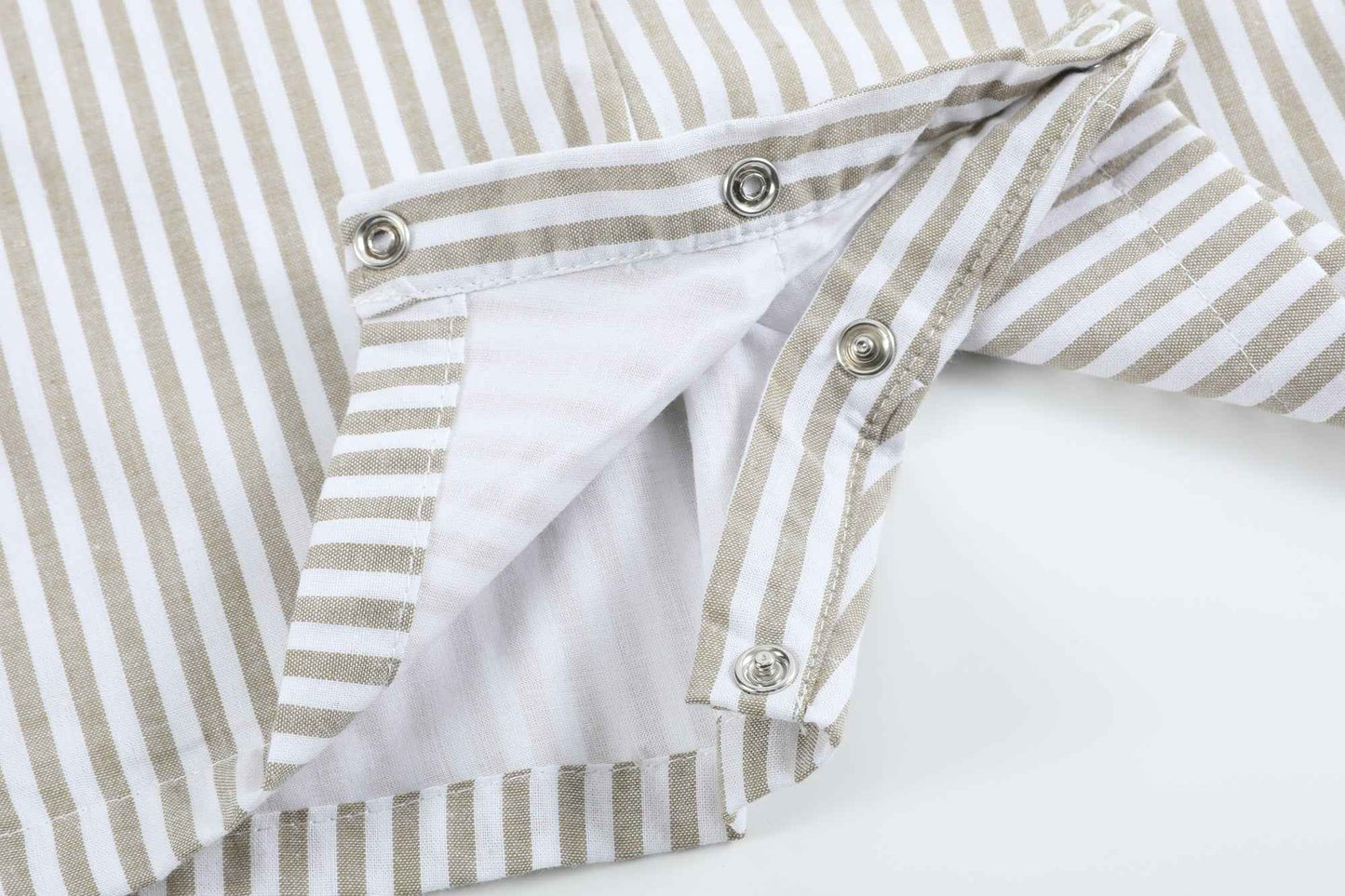 Big Mouth Bass Khaki Shortalls - Abbies Place