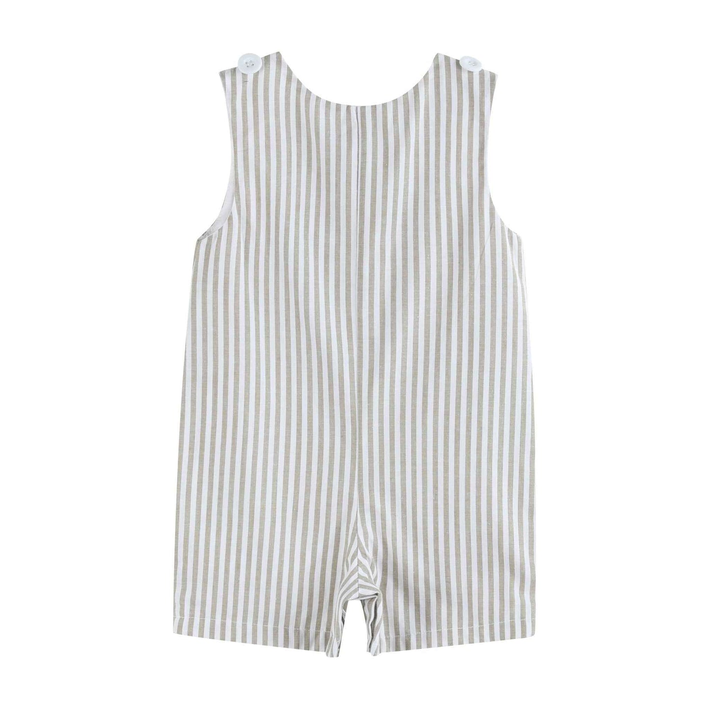 Big Mouth Bass Khaki Shortalls - Abbies Place