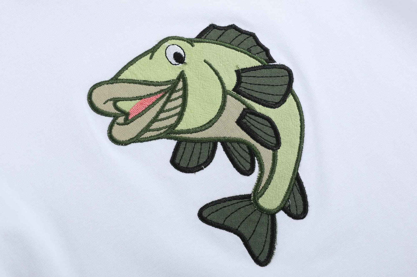 Big Mouth Bass Khaki Tee and Shorts Set - Abbies Place