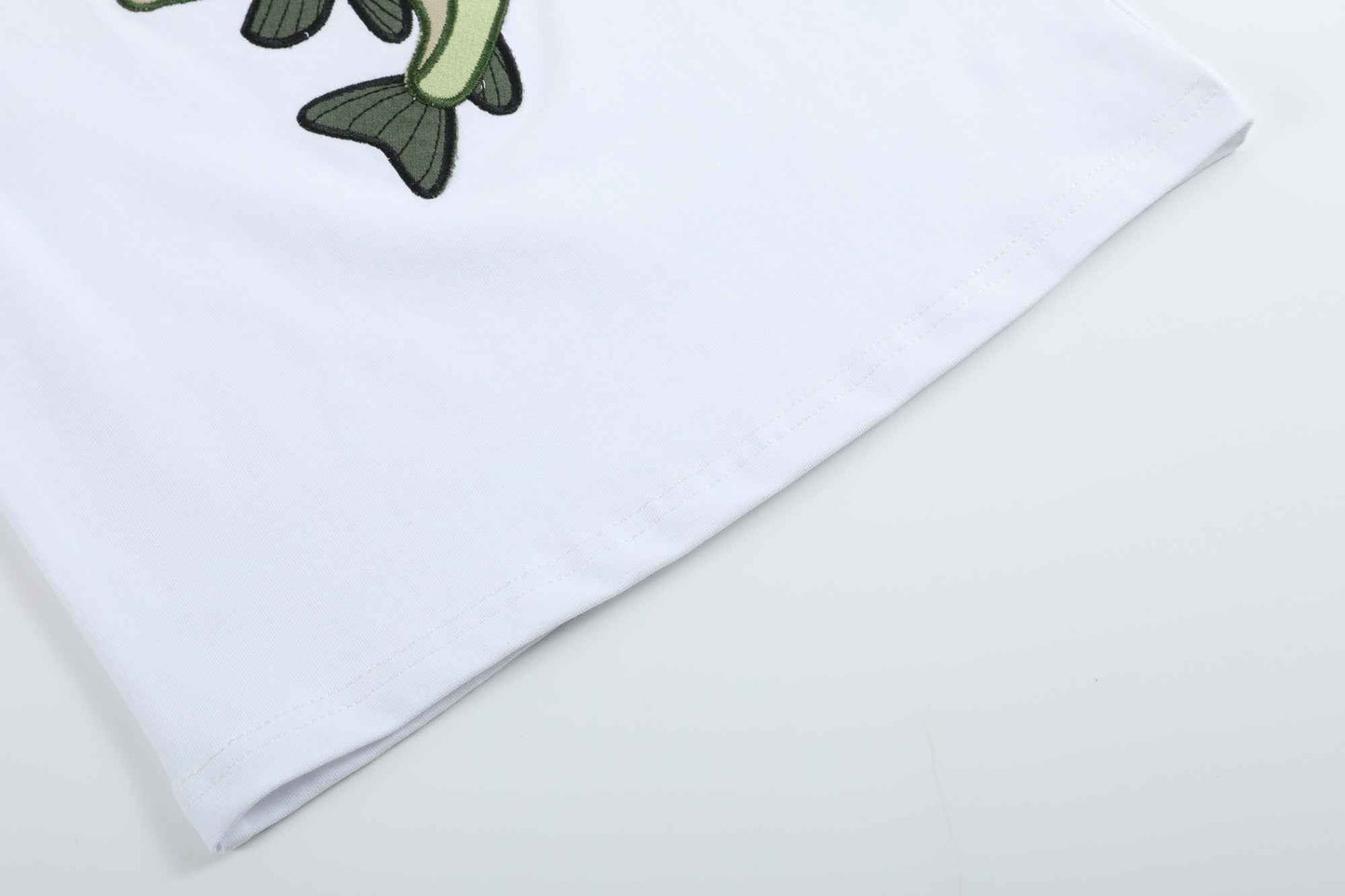 Big Mouth Bass Khaki Tee and Shorts Set - Abbies Place