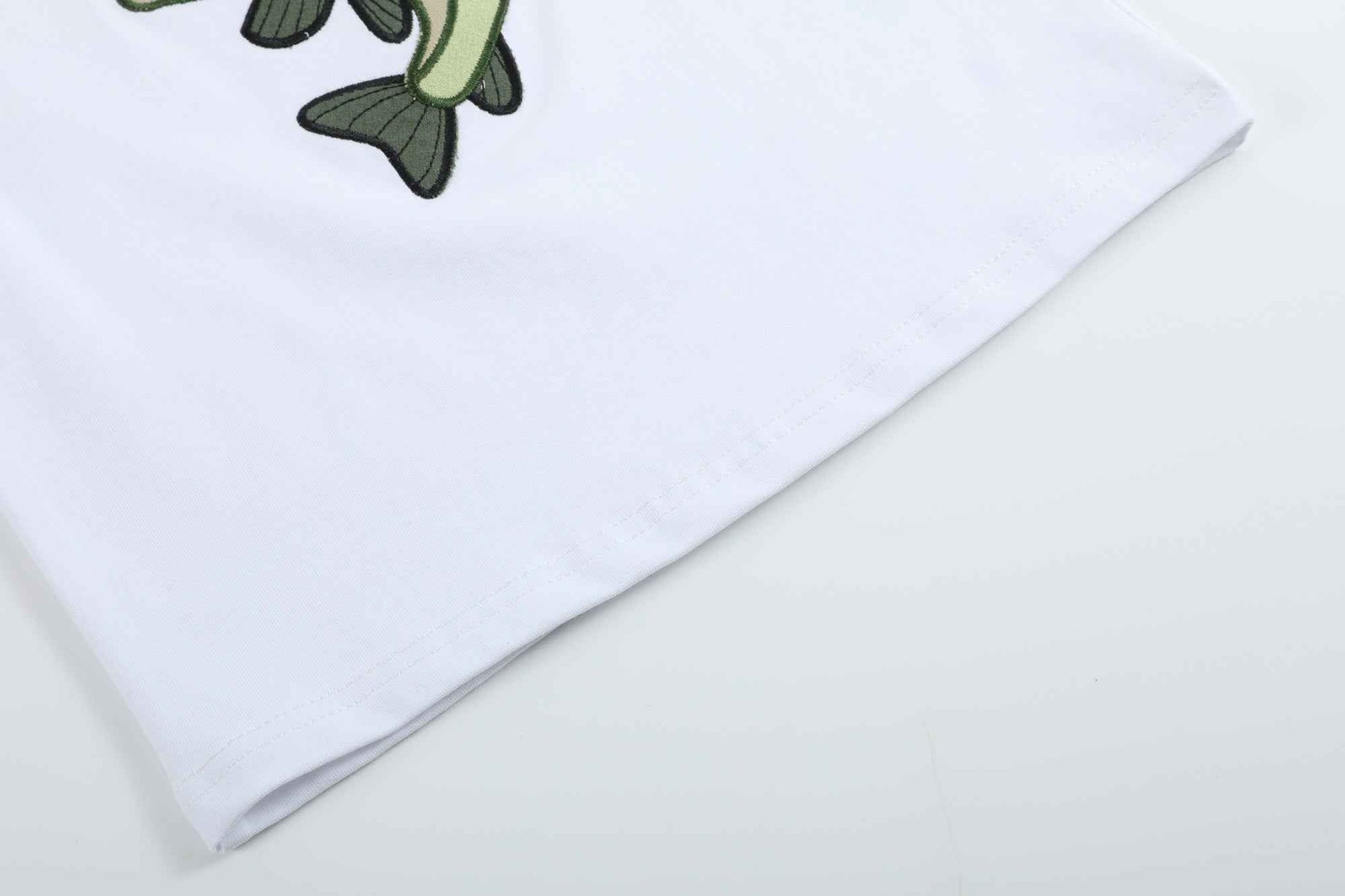 Big Mouth Bass Khaki Tee and Shorts Set - Abbies Place