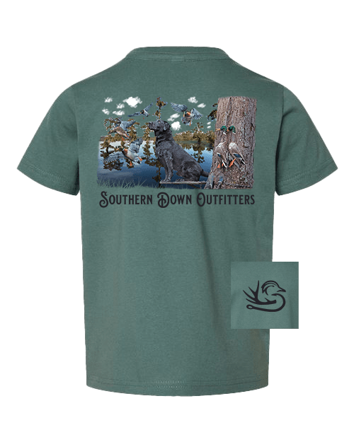 Black Lab Swamp Toddler Tee - Abbies Place