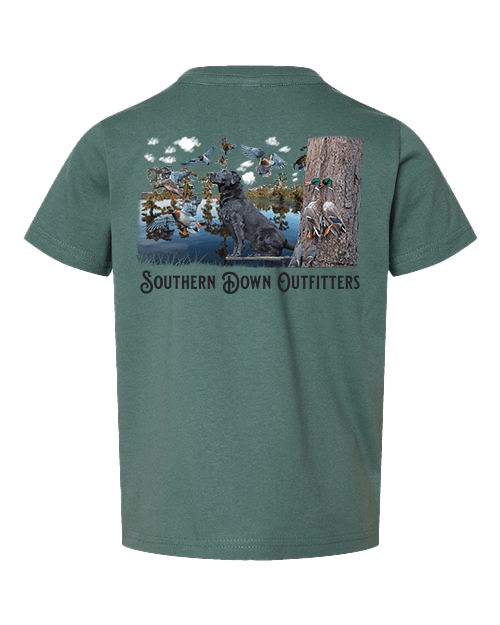 Black Lab Swamp Toddler Tee - Abbies Place