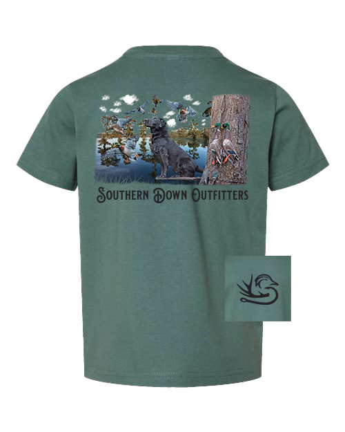 Black Lab Swamp Toddler Tee