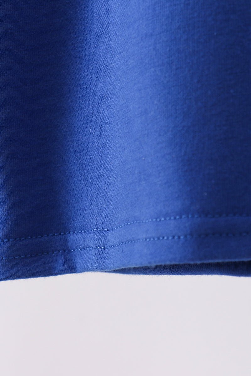 Blue 250 Years flag family top - Abbies Place