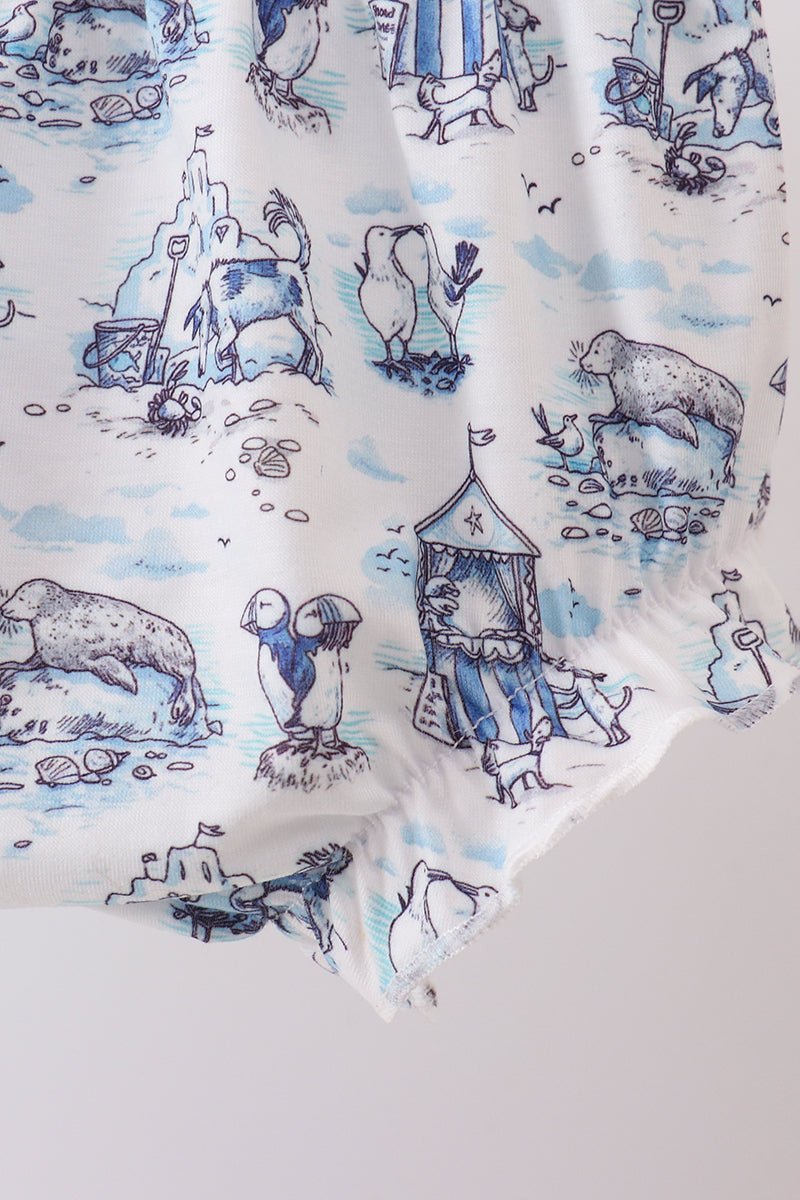 Blue Beach Bloomer Set - Abbies Place