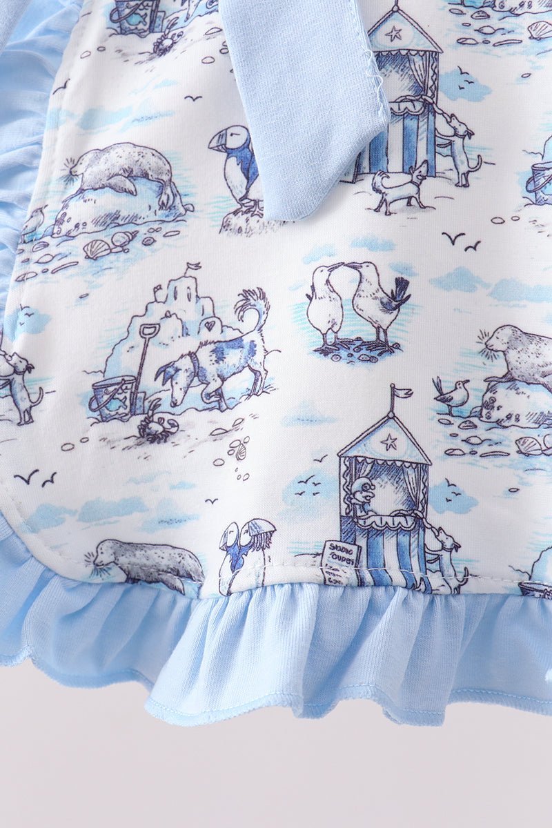 Blue Beach Bloomer Set - Abbies Place