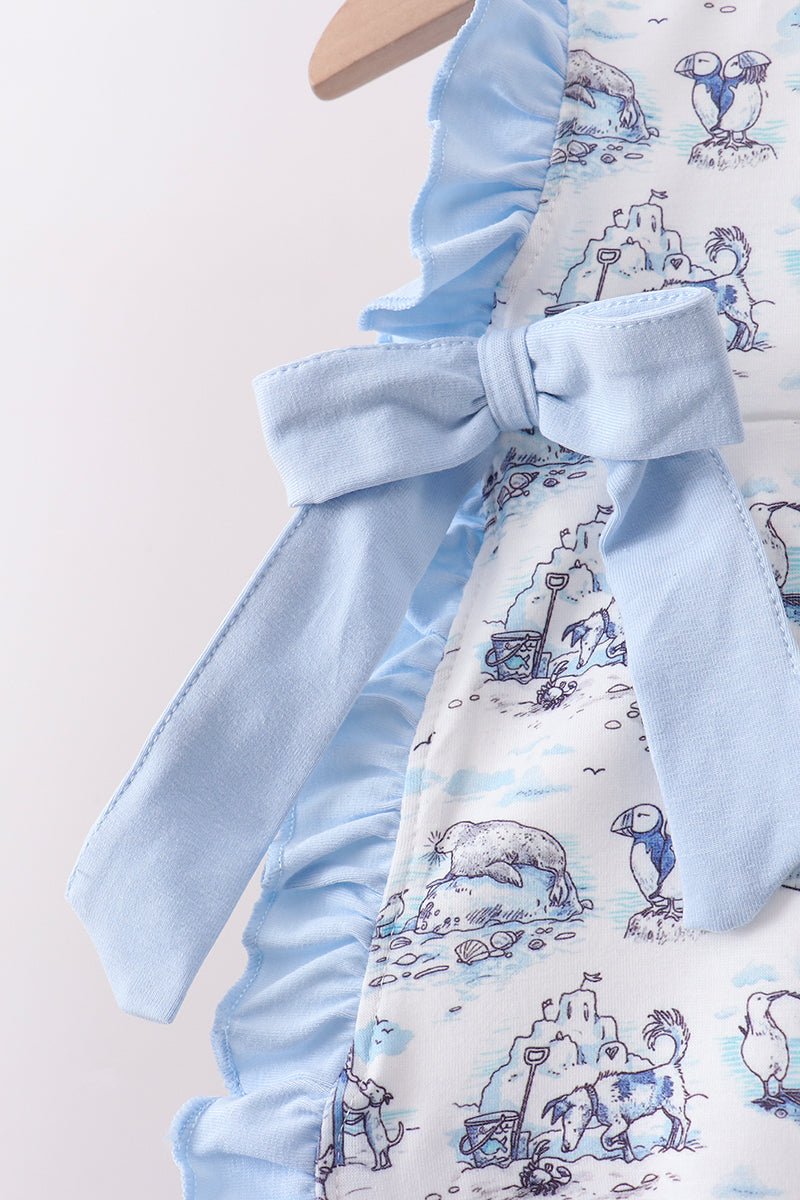 Blue Beach Bloomer Set - Abbies Place