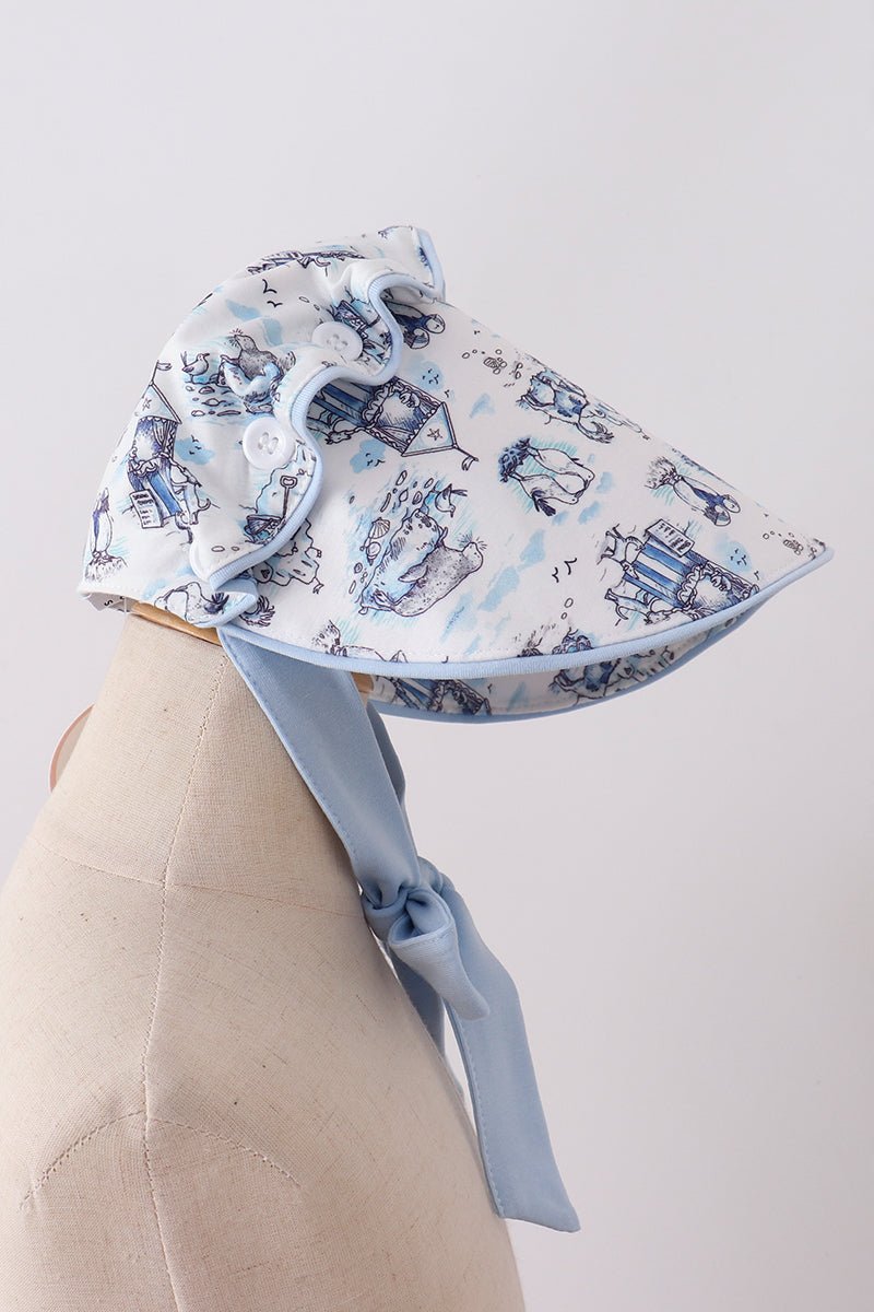 Blue Beach Bonnet - Abbies Place