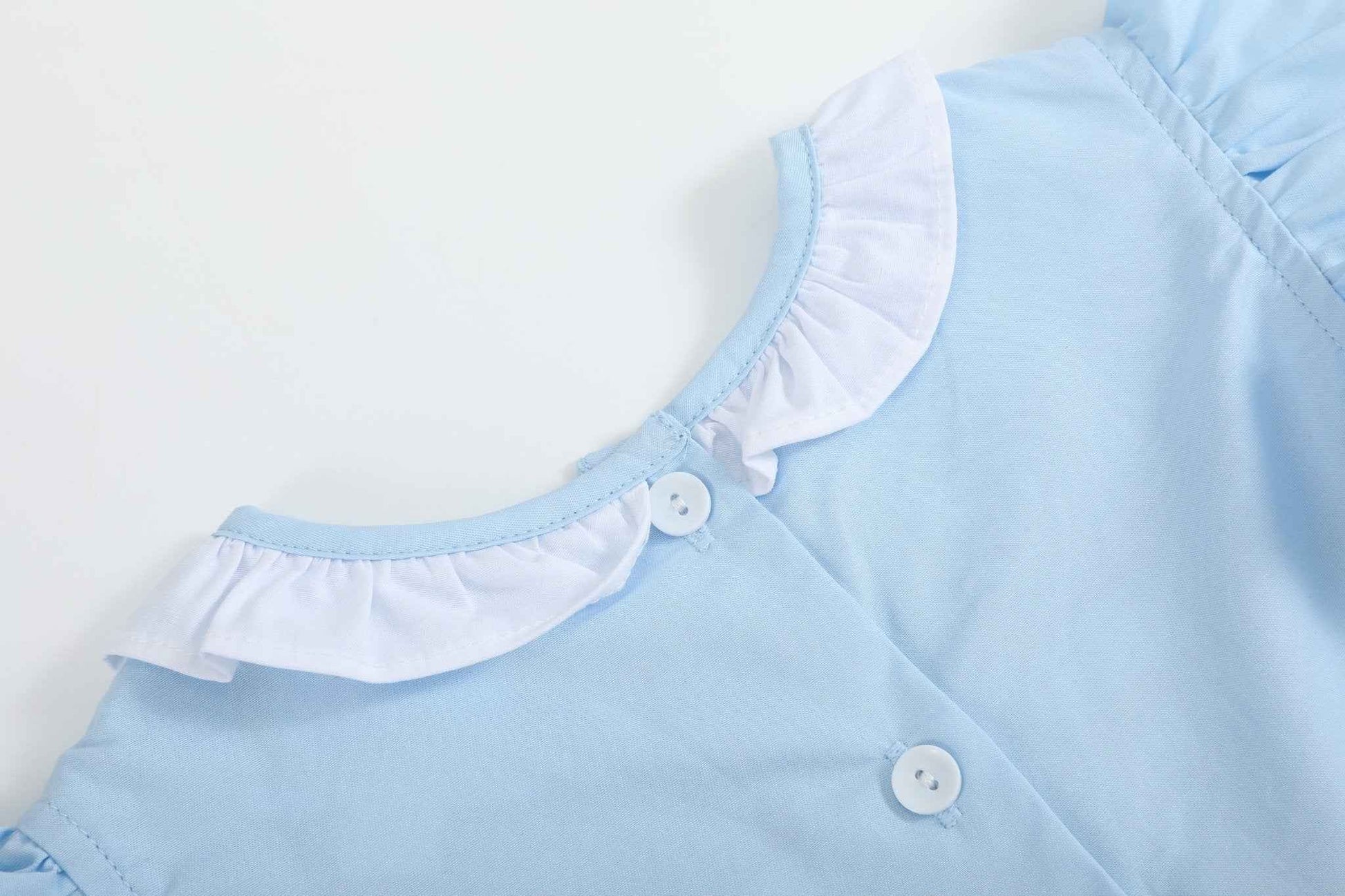 Blue Big Sister Smocked Dress - Abbies Place