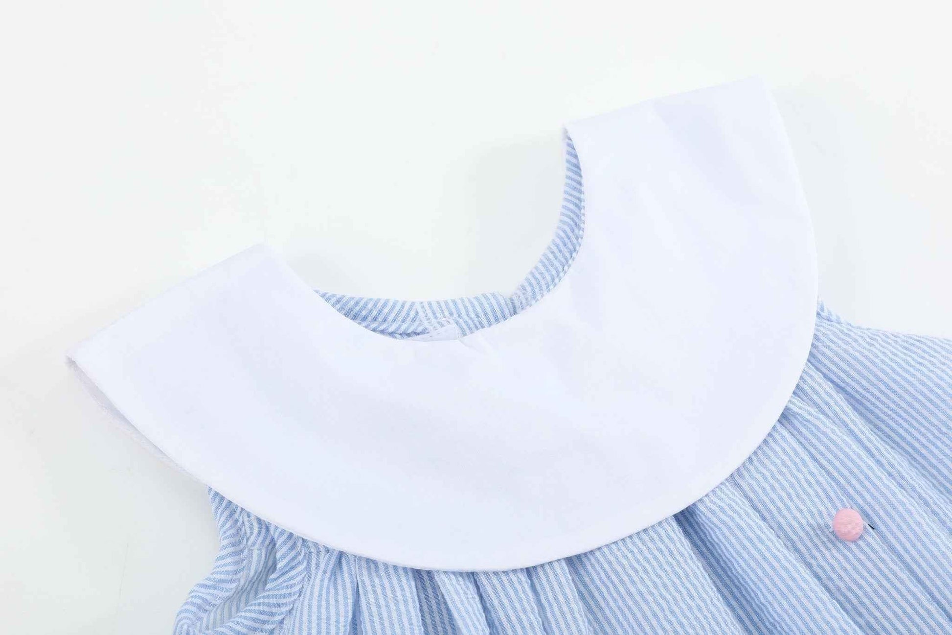 Blue Bunnies Seersucker Yoke Dress - Abbies Place