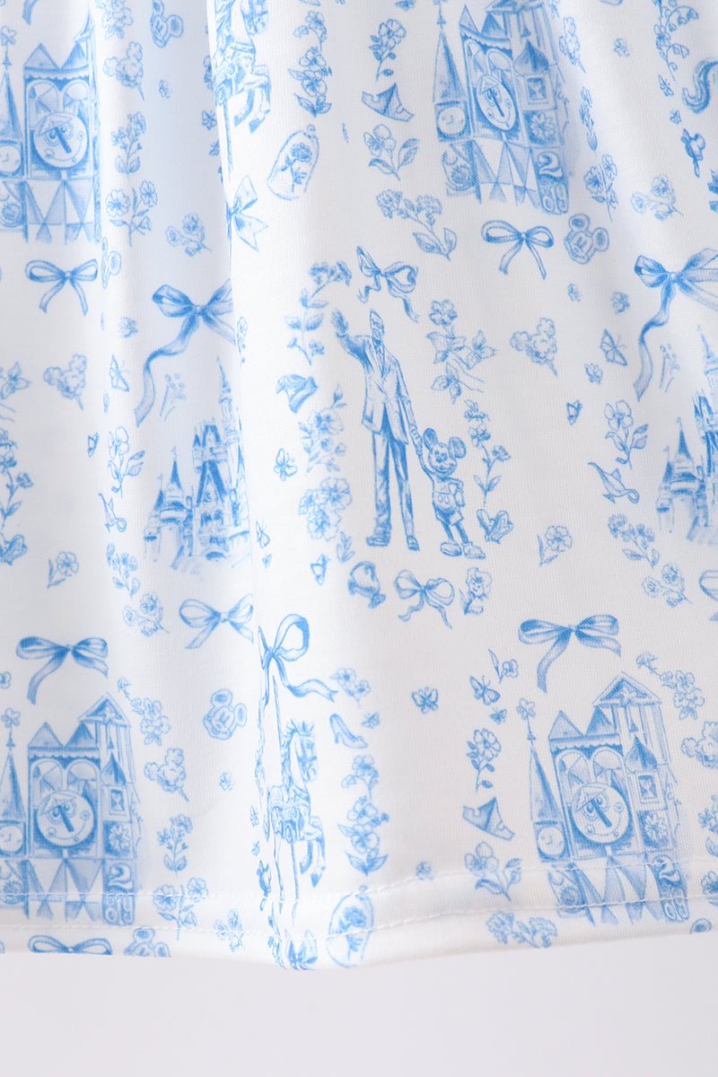 Blue Castle Smocked Ruffle Set - Abbies Place