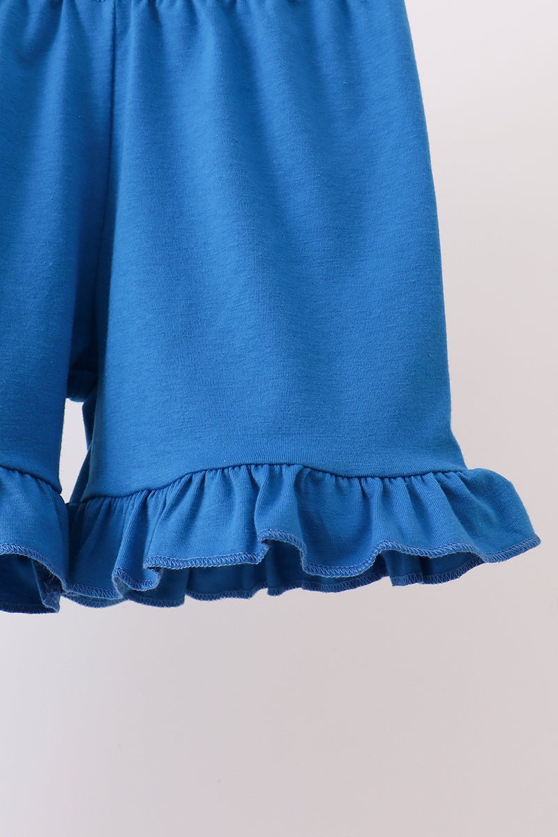 Blue Castle Smocked Ruffle Set - Abbies Place
