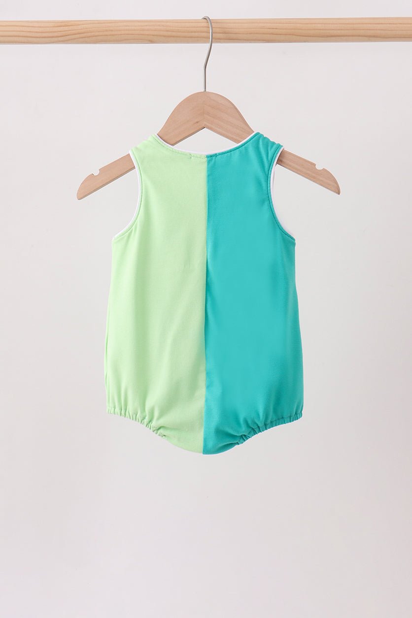 Blue Colorblock Bubble - Abbies Place