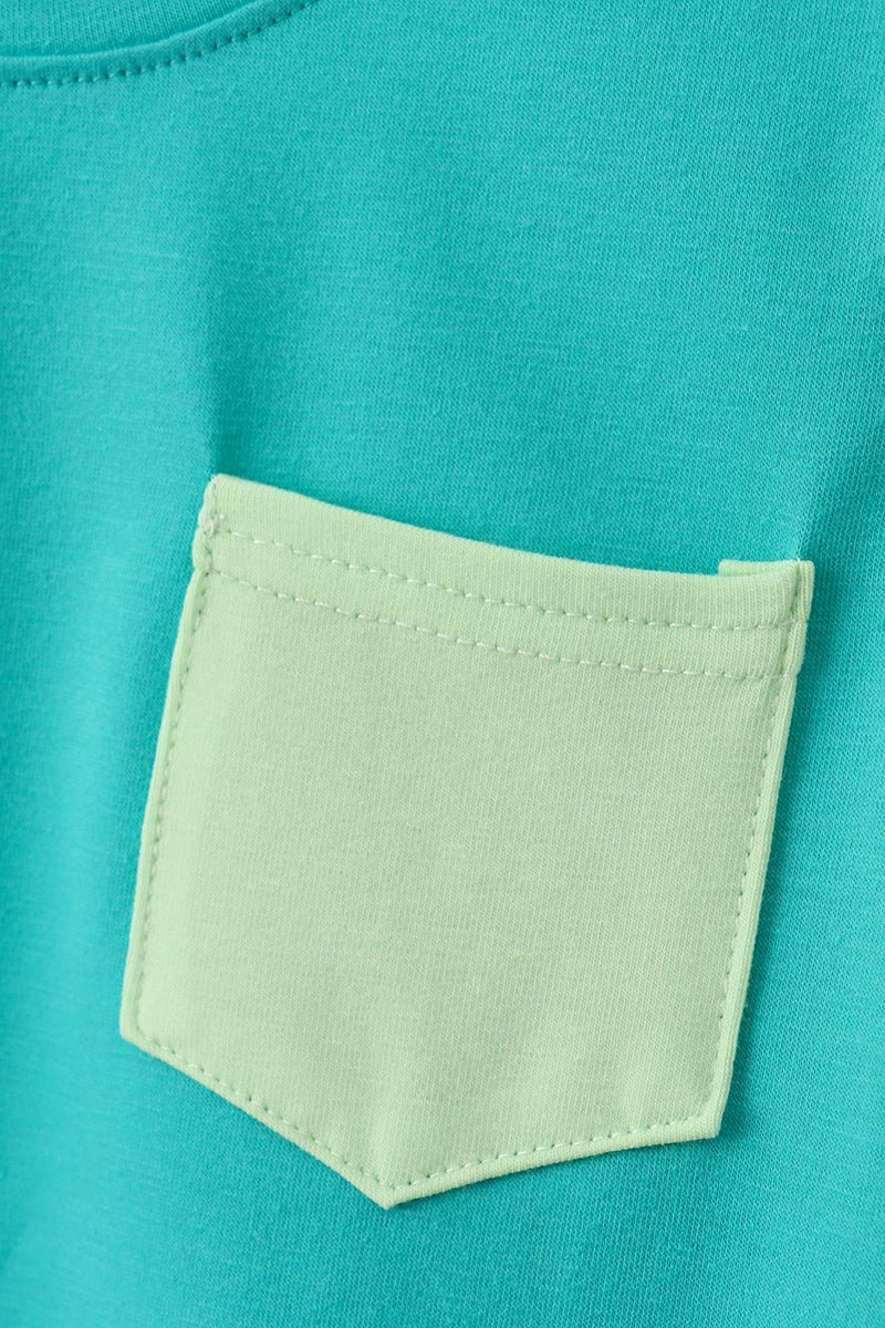 Blue Colorblock Set - Abbies Place