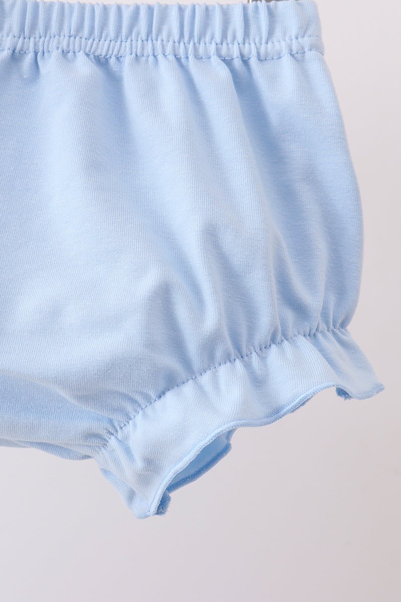 Blue Floral Bloomer Set - Abbies Place