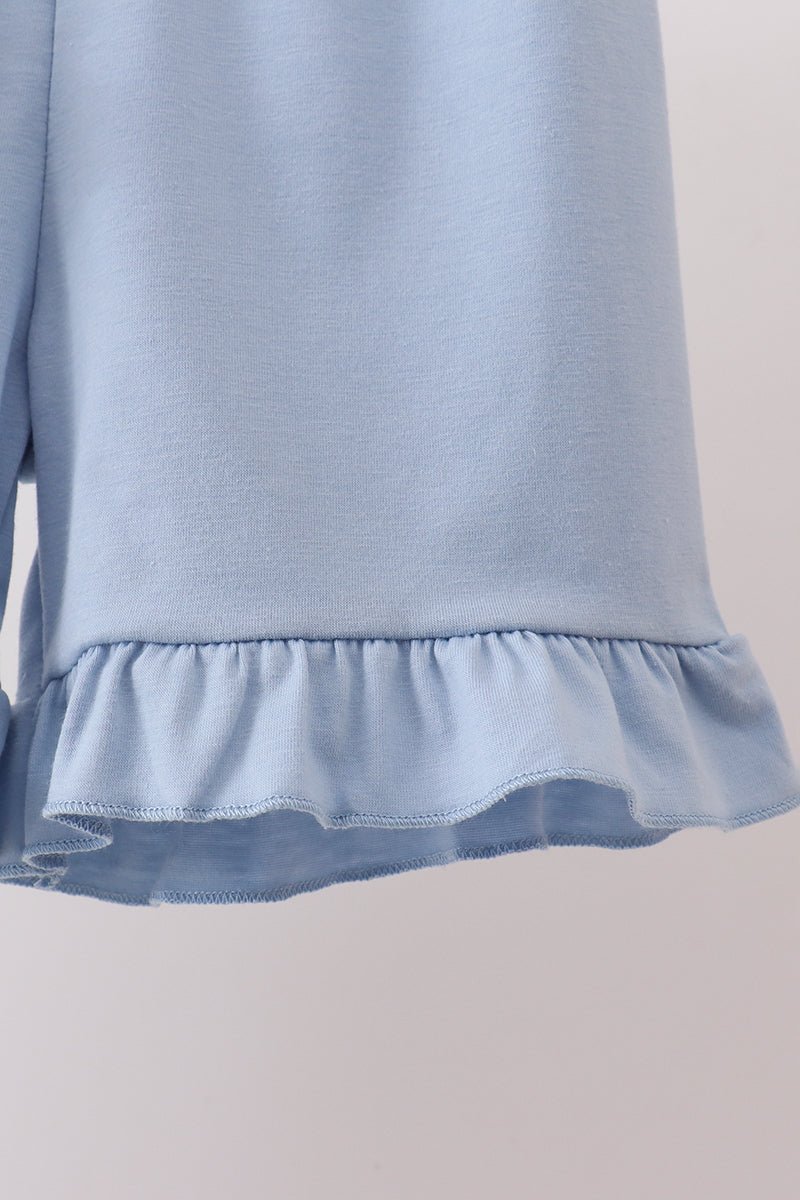 Blue Floral Lace Set - Abbies Place