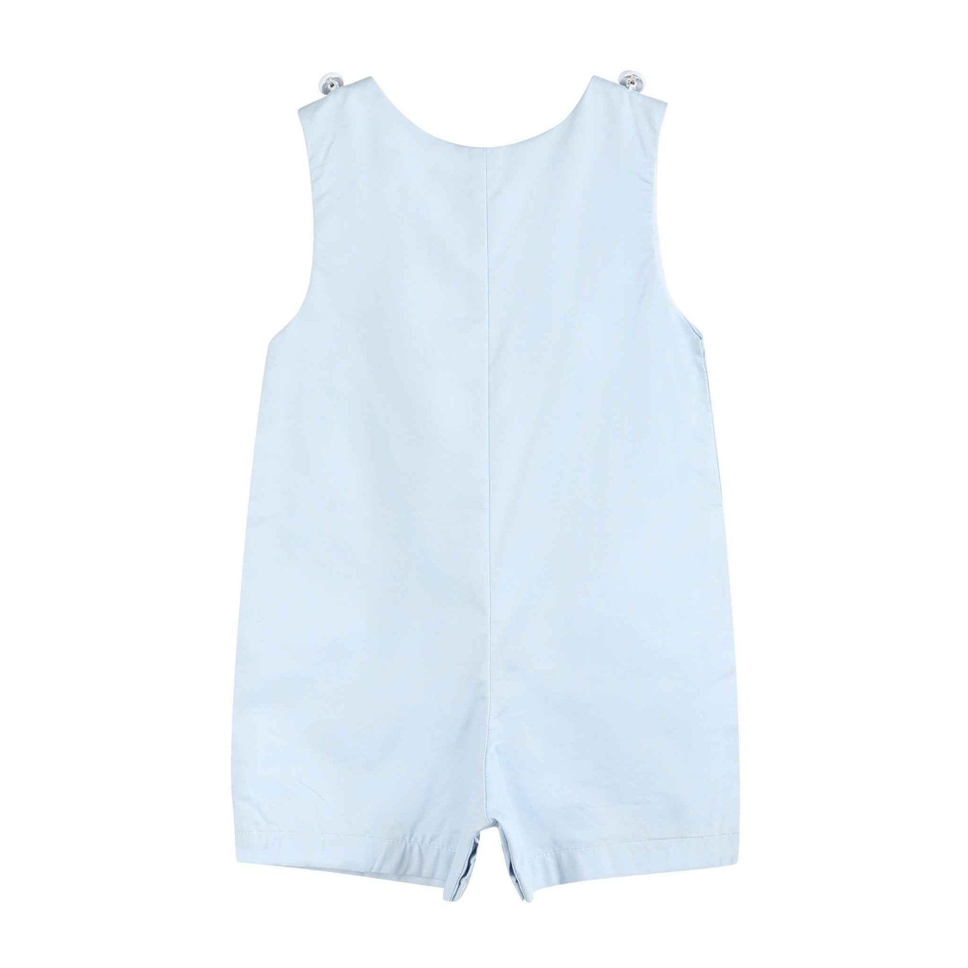 Blue Fuzzy Bunny Overalls - Abbies Place