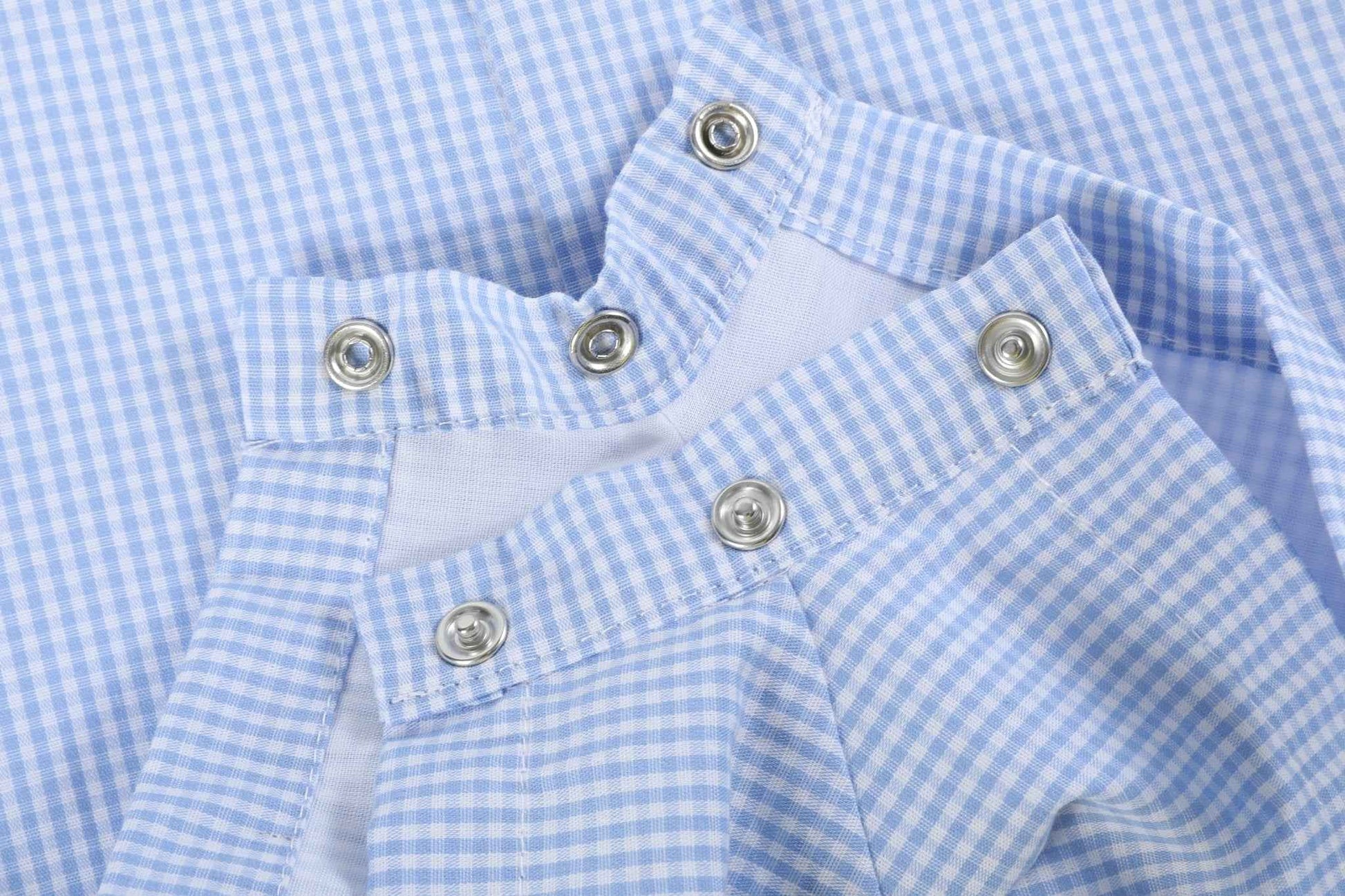 Blue Gingham Whale Overall Shortalls - Abbies Place