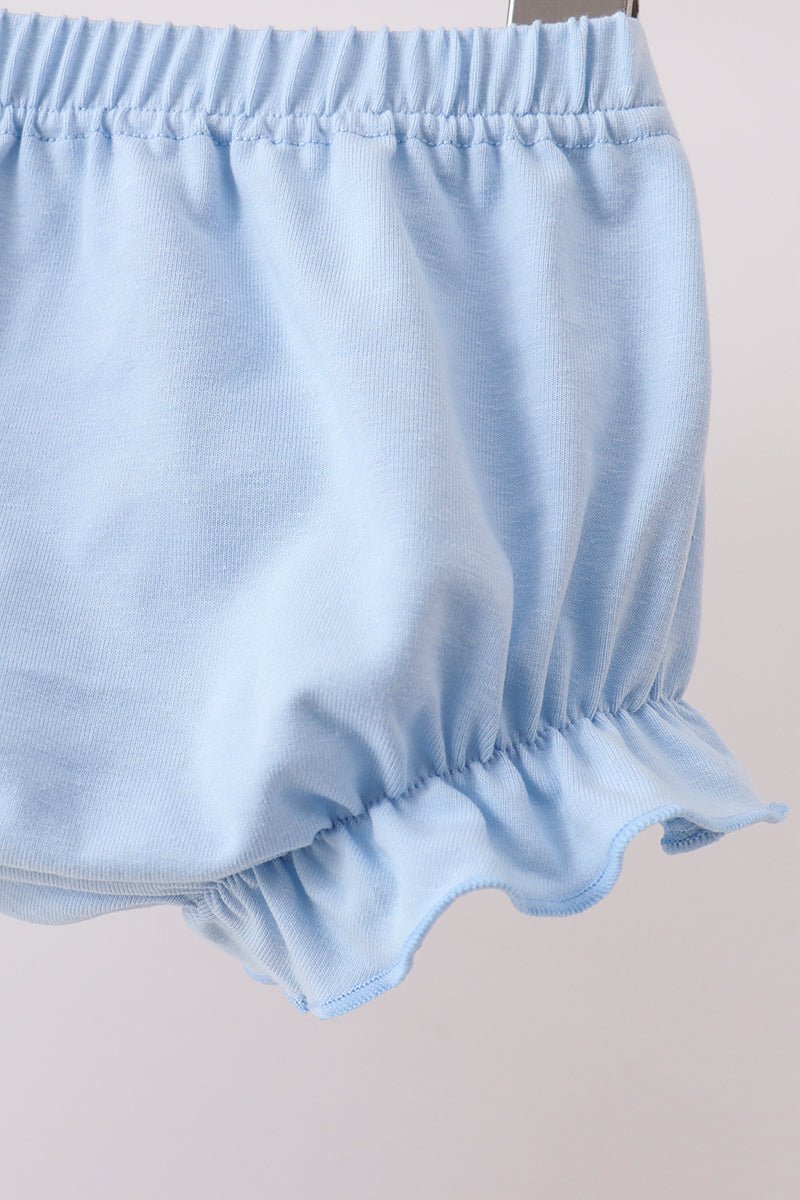 Blue Hydrangea Bow Bloomer Set - Abbies Place
