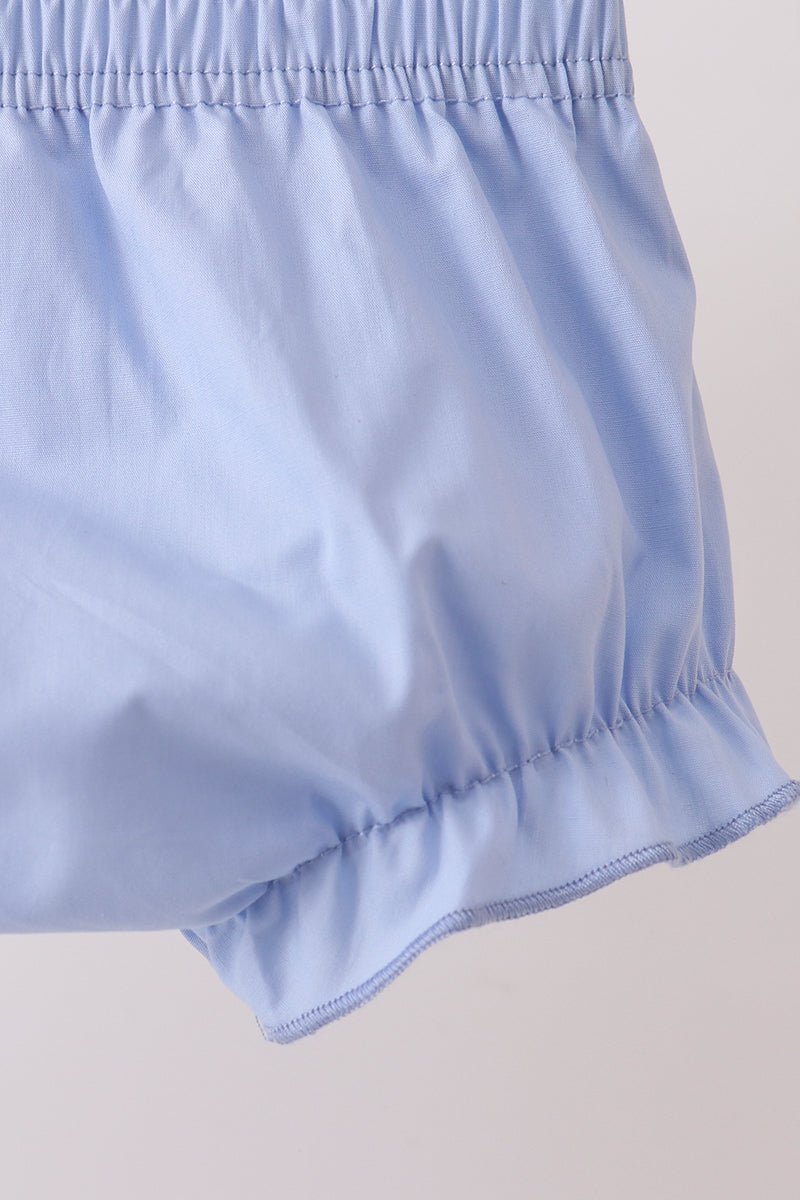 Blue Hydrangea Bow Bloomer Set - Abbies Place