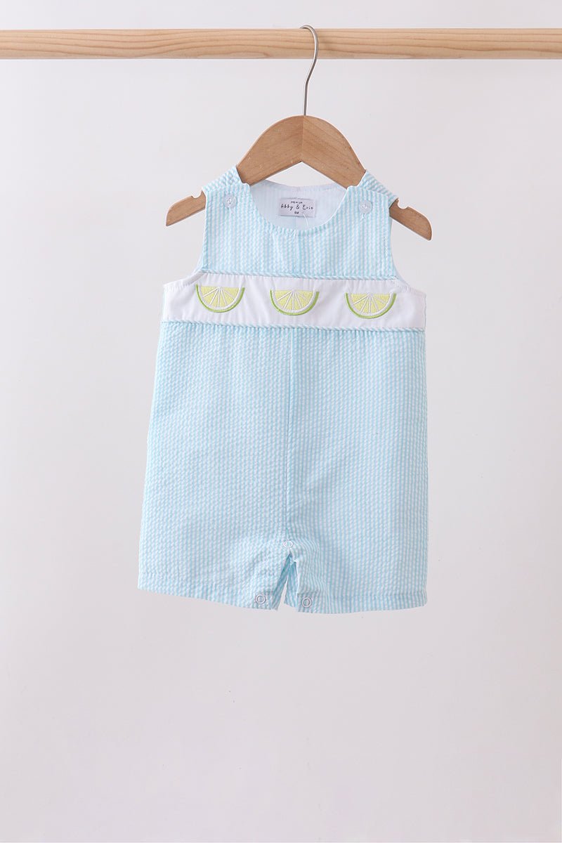 Blue lemon embroidery jonjon - Abbies Place