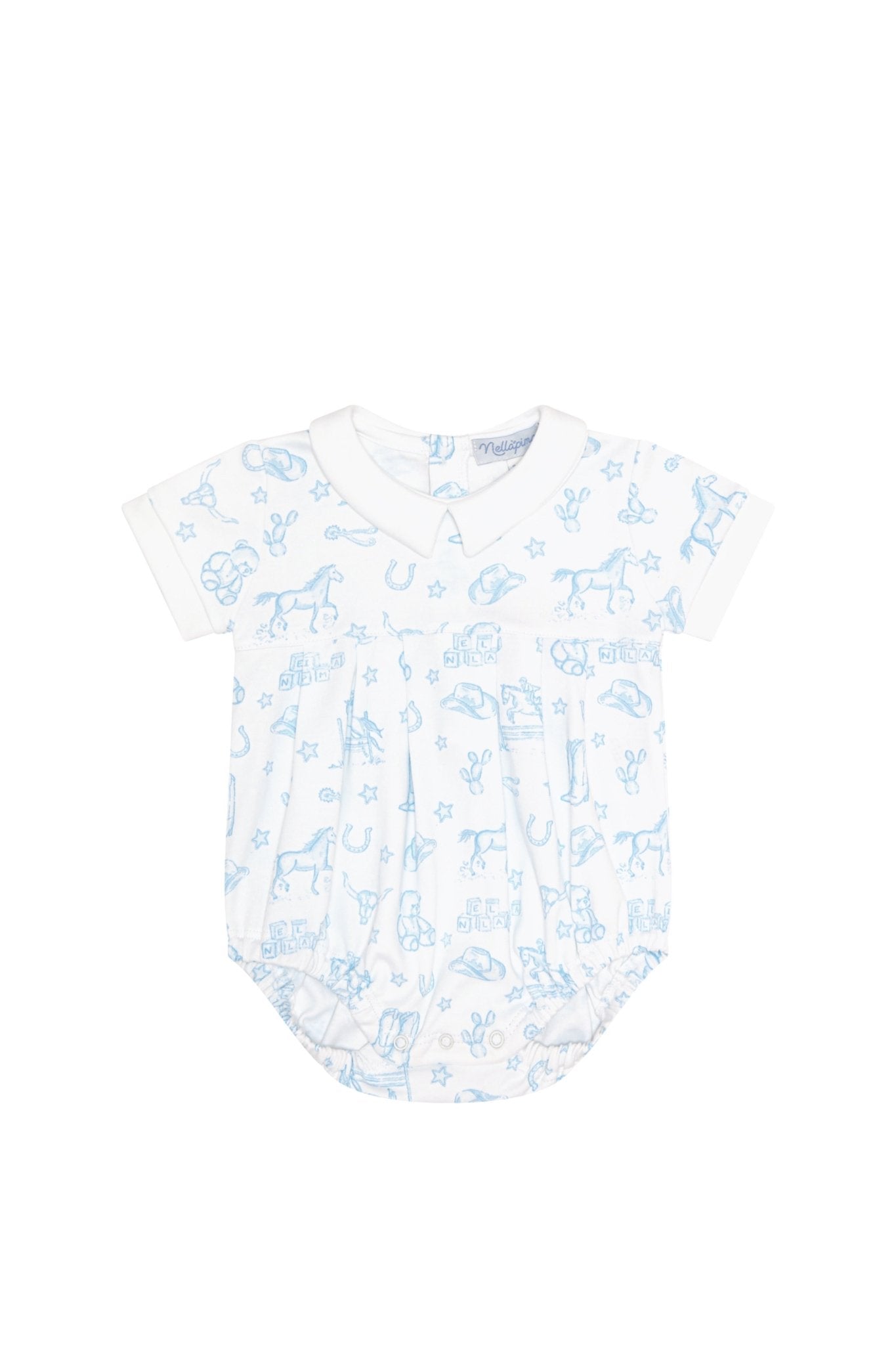 Blue Lone Star Toile Bubble - Abbies Place