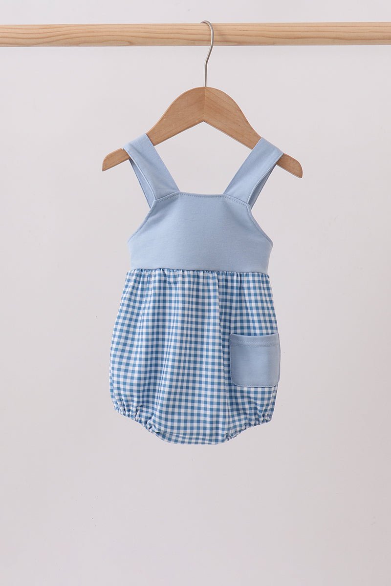 Blue Plaid Bubble - Abbies Place