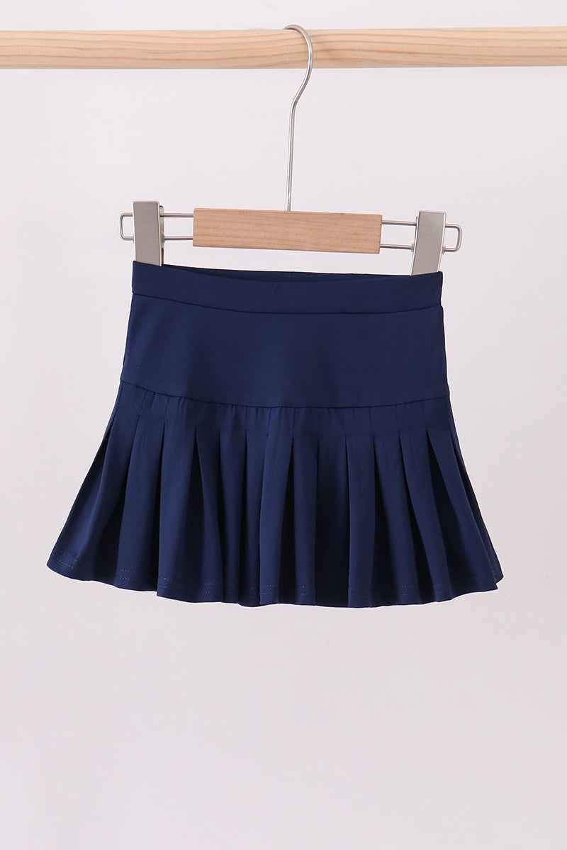 Blue pleated skort - Abbies Place
