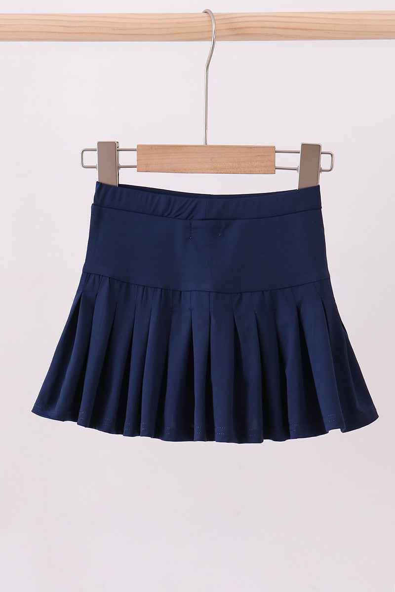 Blue pleated skort - Abbies Place
