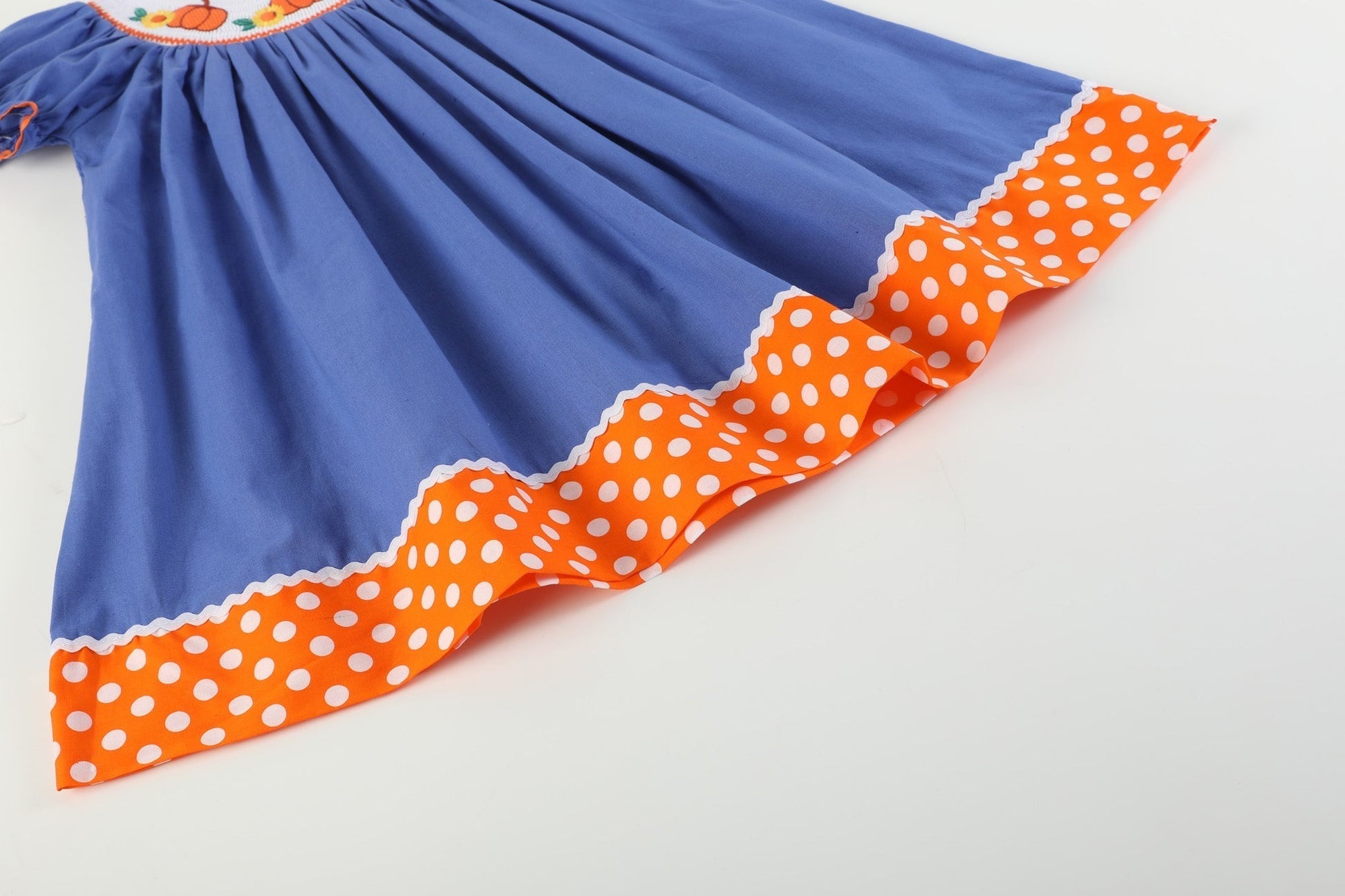 Blue Pumpkin Sunflower Smocked Bishop Dress - Abbies Place