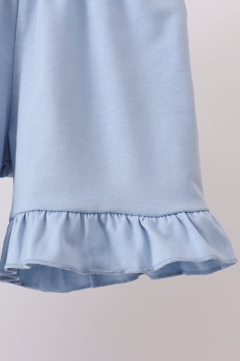 Blue Sailboat Smocked Set - Abbies Place