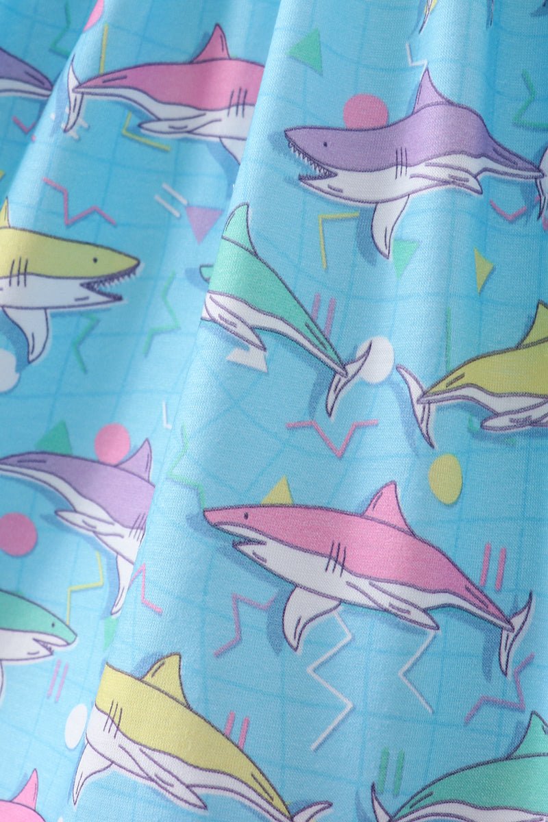 Blue Shark Dress - Abbies Place