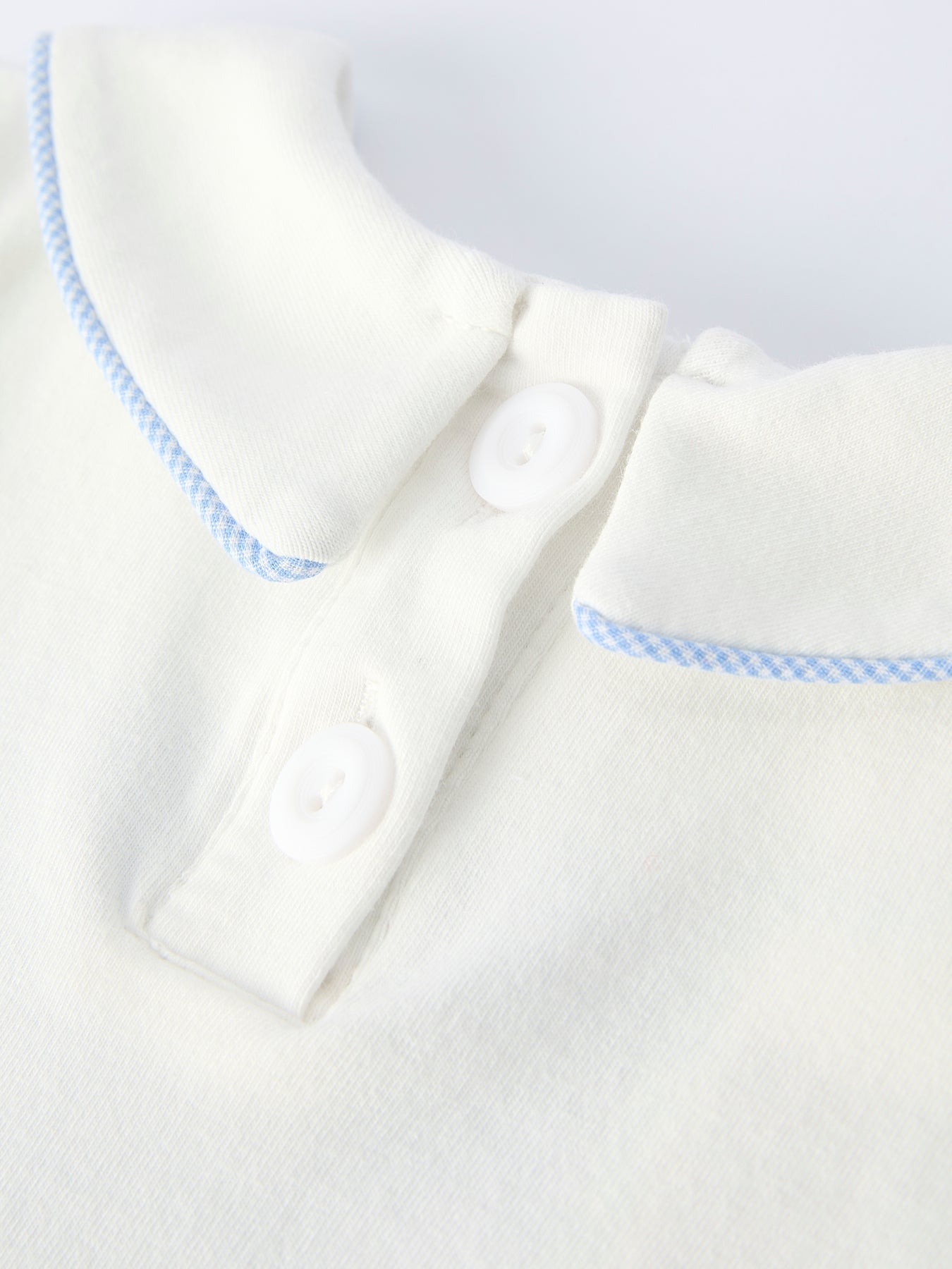 Blue Smocked Church Christ Bishop Christening Baby Boy Bloomer Set - Abbies Place