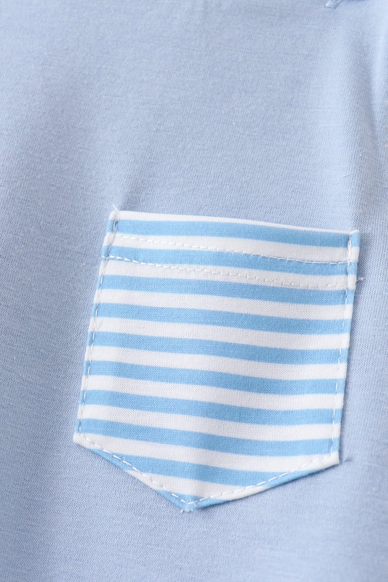 Blue Stripe Bubble - Abbies Place