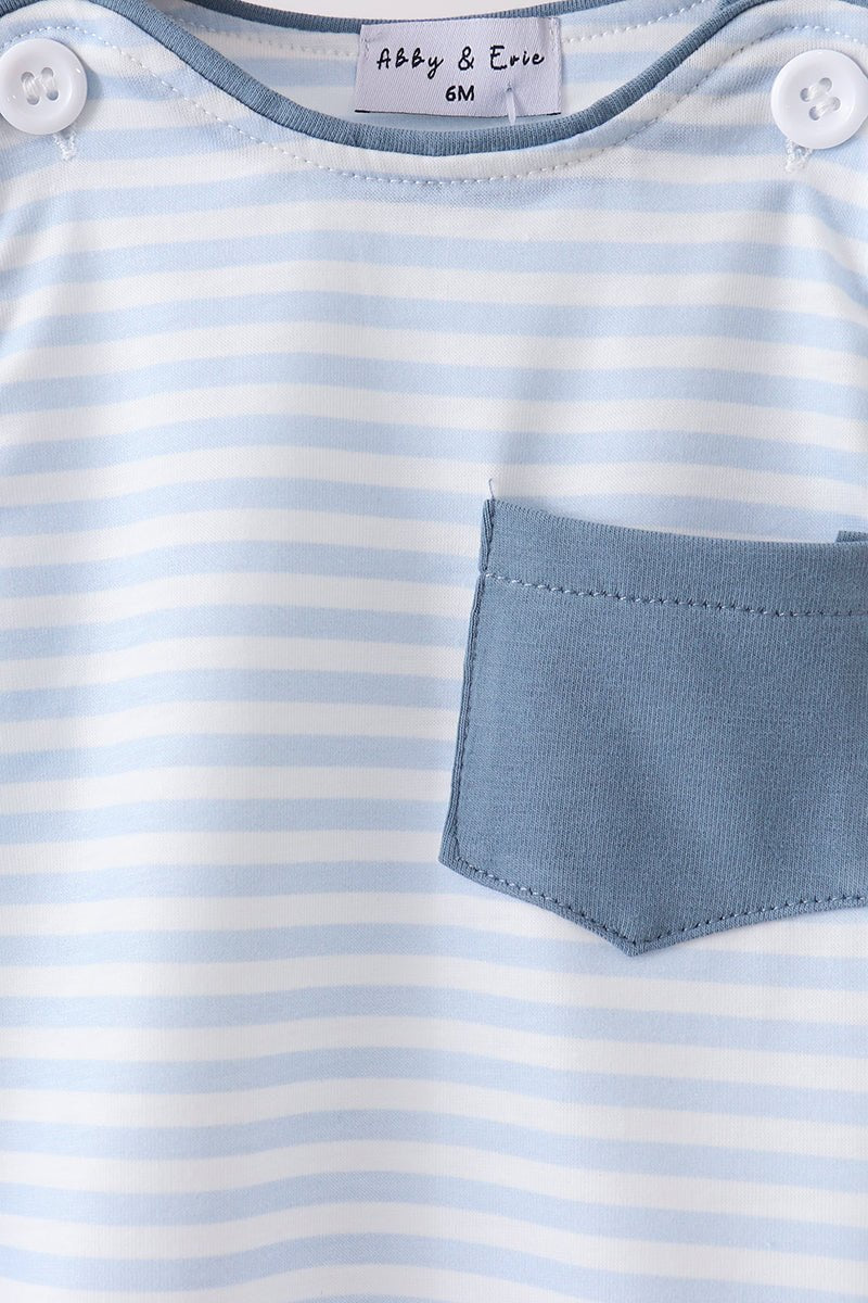 Blue Stripe Bubble - Abbies Place