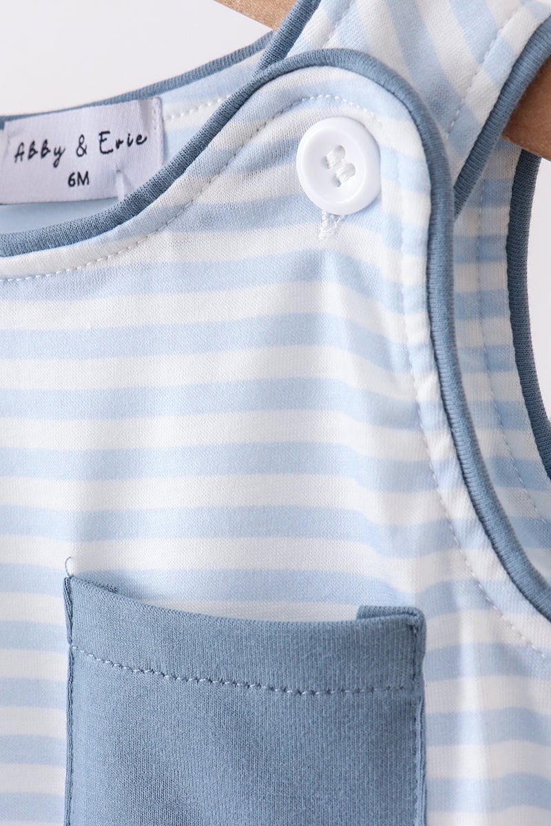 Blue Stripe Bubble - Abbies Place